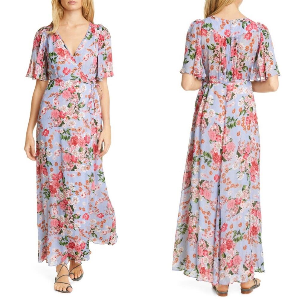 byTiMo Floral Wrap Maxi Dress